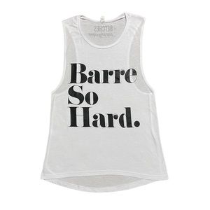 Betches Pop Physique Barre So Hard Workout Tank Top